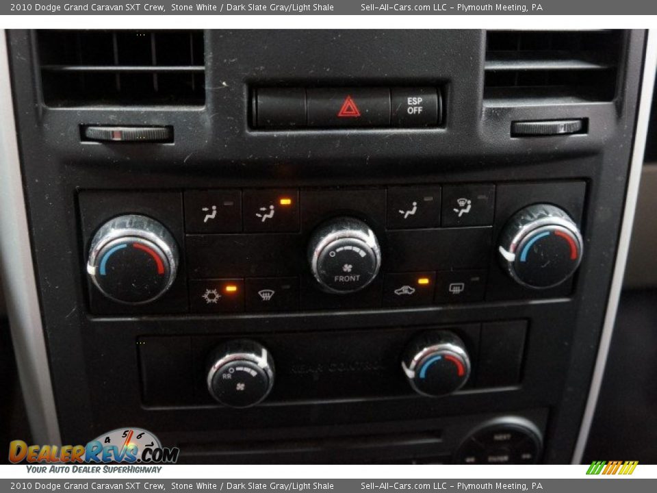 2010 Dodge Grand Caravan SXT Crew Stone White / Dark Slate Gray/Light Shale Photo #35