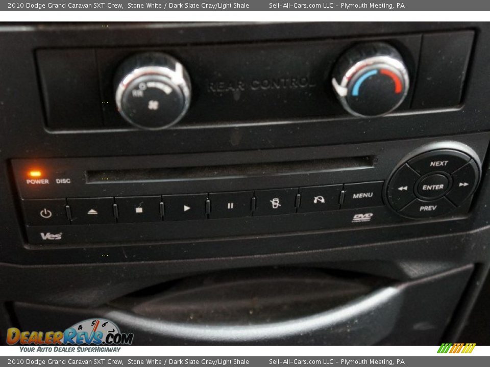 2010 Dodge Grand Caravan SXT Crew Stone White / Dark Slate Gray/Light Shale Photo #36