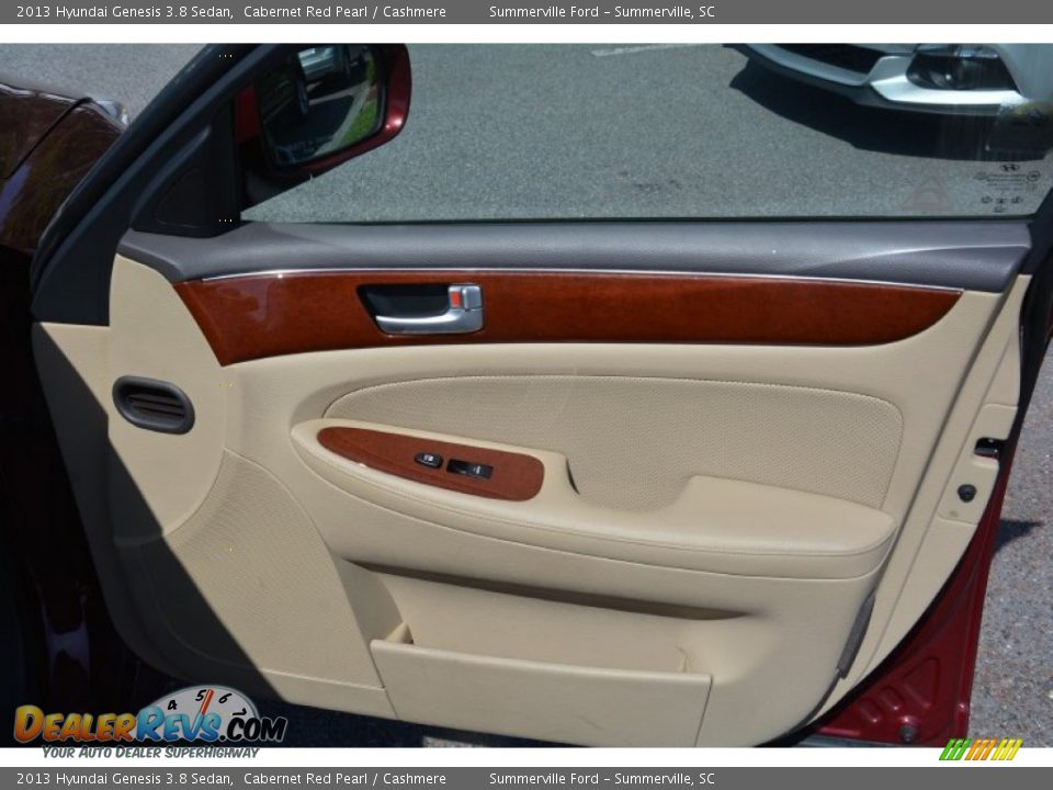 2013 Hyundai Genesis 3.8 Sedan Cabernet Red Pearl / Cashmere Photo #20