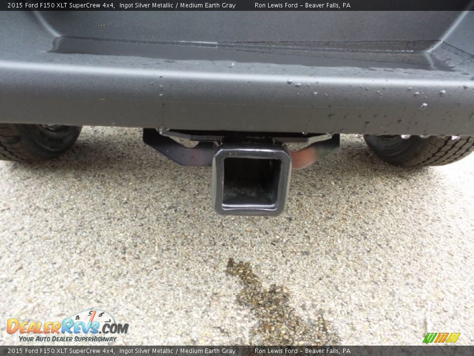 2015 Ford F150 XLT SuperCrew 4x4 Ingot Silver Metallic / Medium Earth Gray Photo #5