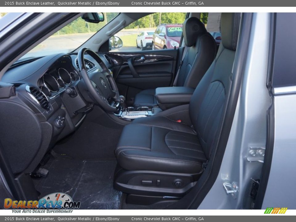 Ebony/Ebony Interior - 2015 Buick Enclave Leather Photo #9