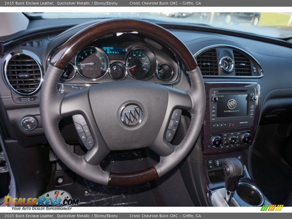 2015 Buick Enclave Leather Steering Wheel Photo #10