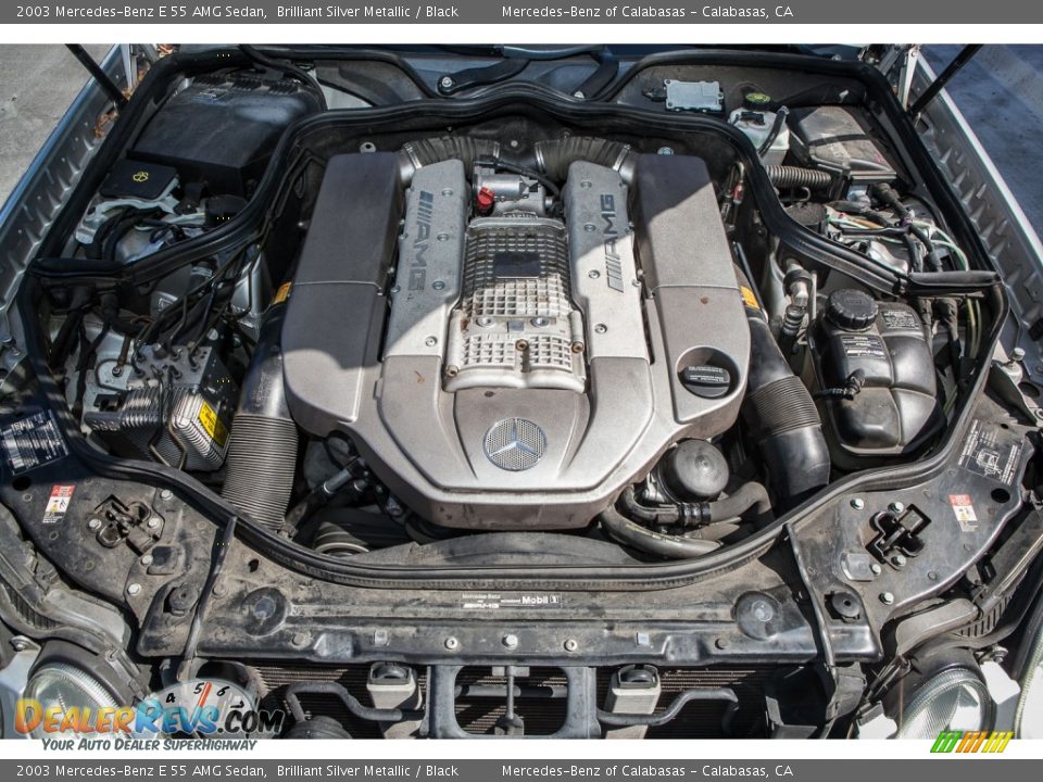 2003 Mercedes-Benz E 55 AMG Sedan 5.4 Liter AMG Supercharged SOHC 24-Valve V8 Engine Photo #9