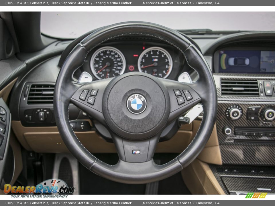 2009 BMW M6 Convertible Steering Wheel Photo #14