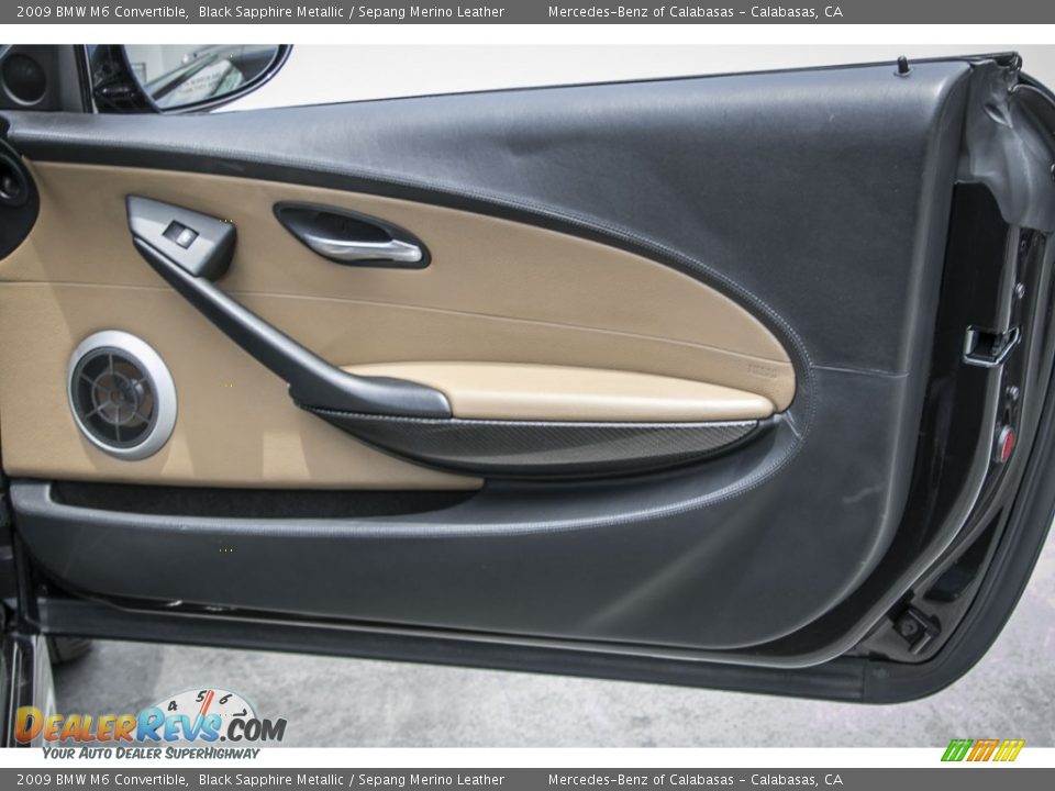 2009 BMW M6 Convertible Black Sapphire Metallic / Sepang Merino Leather Photo #23