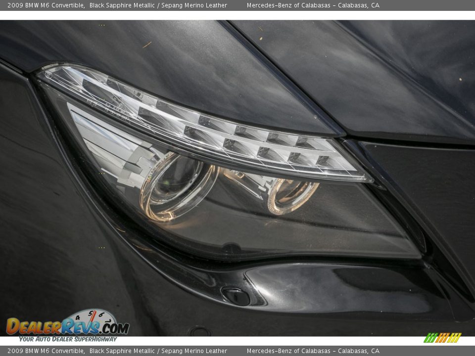 2009 BMW M6 Convertible Black Sapphire Metallic / Sepang Merino Leather Photo #26