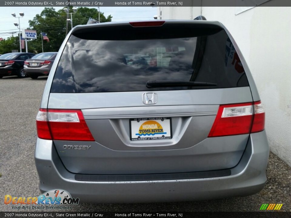 2007 Honda Odyssey EX-L Slate Green Metallic / Gray Photo #5