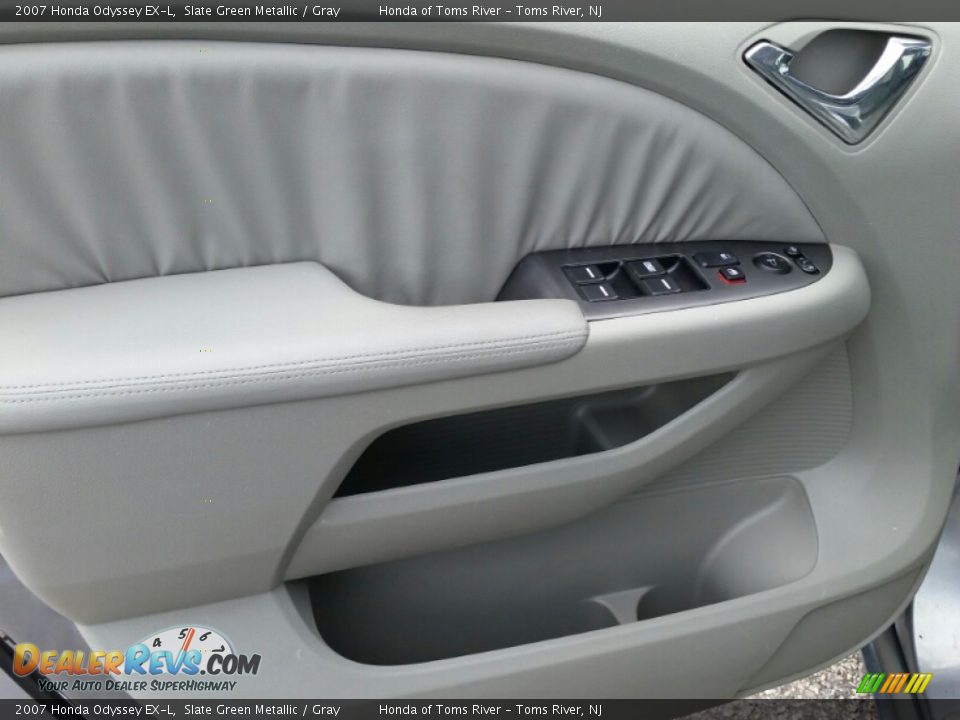 2007 Honda Odyssey EX-L Slate Green Metallic / Gray Photo #21