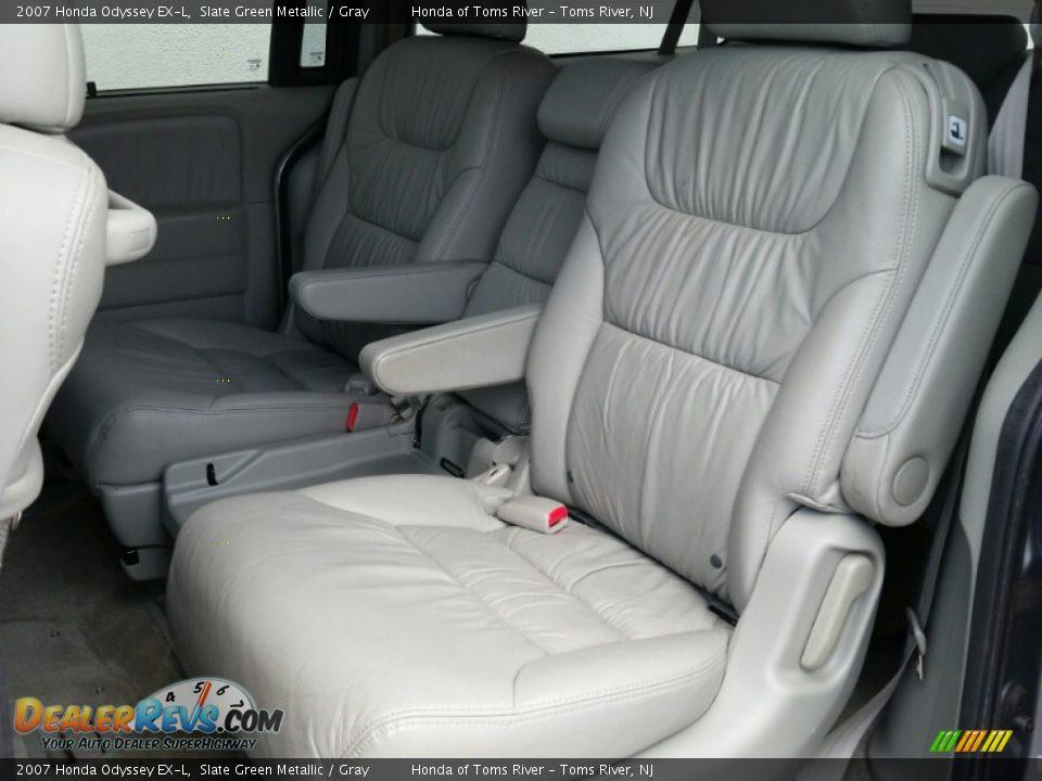 2007 Honda Odyssey EX-L Slate Green Metallic / Gray Photo #25
