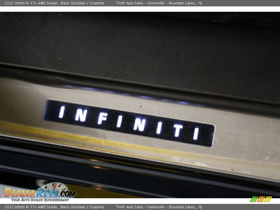 2012 Infiniti M 37x AWD Sedan Black Obsidian / Graphite Photo #15
