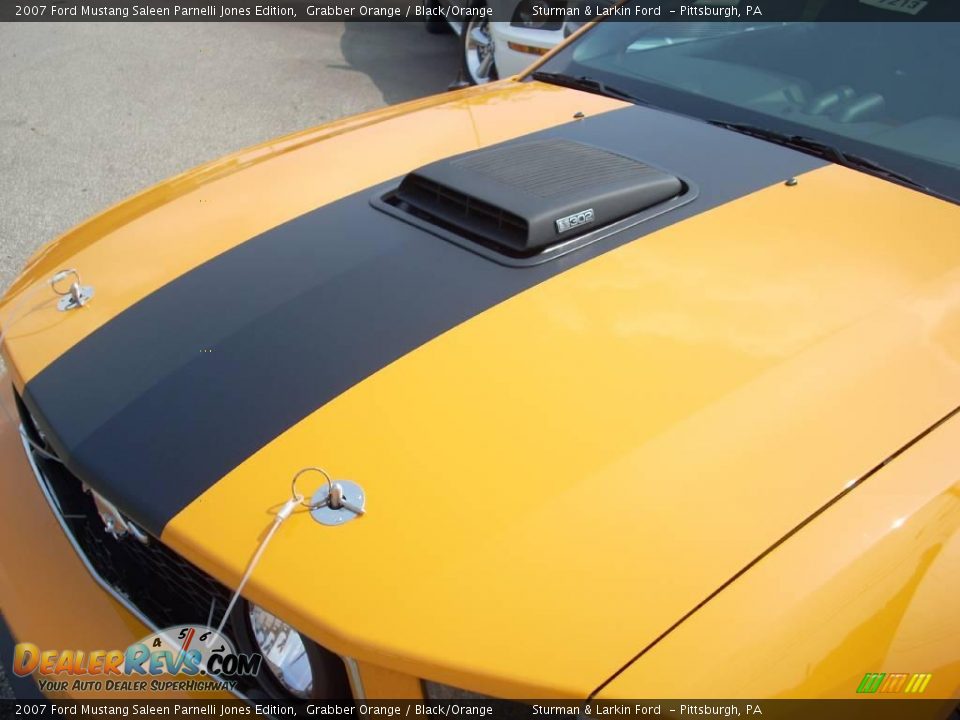 2007 Ford Mustang Saleen Parnelli Jones Edition Grabber Orange / Black/Orange Photo #7