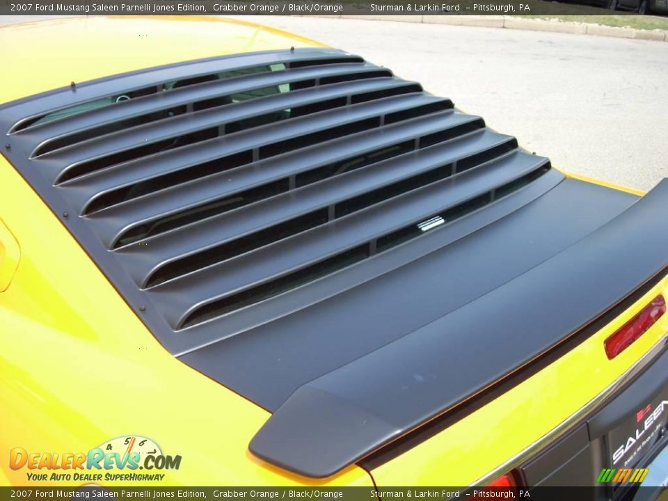 2007 Ford Mustang Saleen Parnelli Jones Edition Grabber Orange / Black/Orange Photo #8