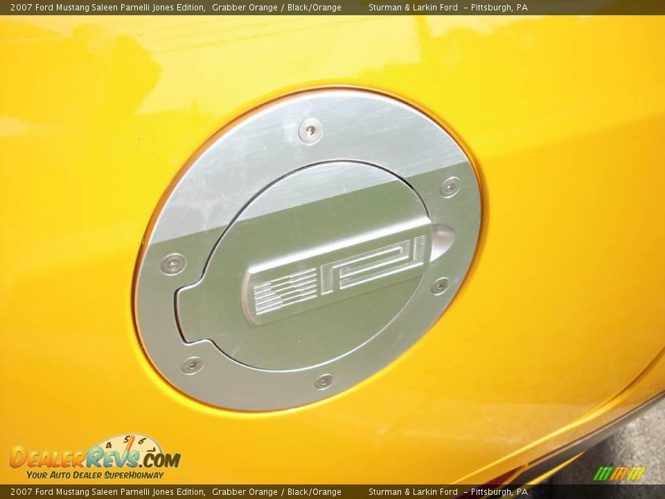 2007 Ford Mustang Saleen Parnelli Jones Edition Grabber Orange / Black/Orange Photo #9