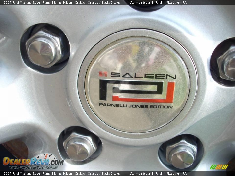 2007 Ford Mustang Saleen Parnelli Jones Edition Grabber Orange / Black/Orange Photo #11