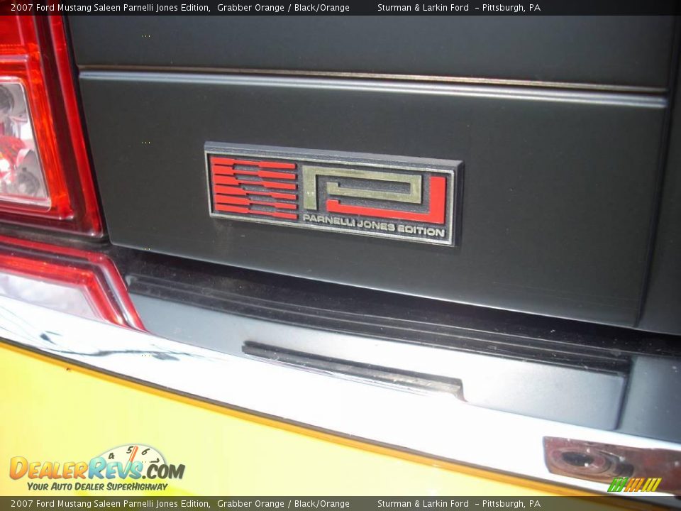 2007 Ford Mustang Saleen Parnelli Jones Edition Grabber Orange / Black/Orange Photo #12