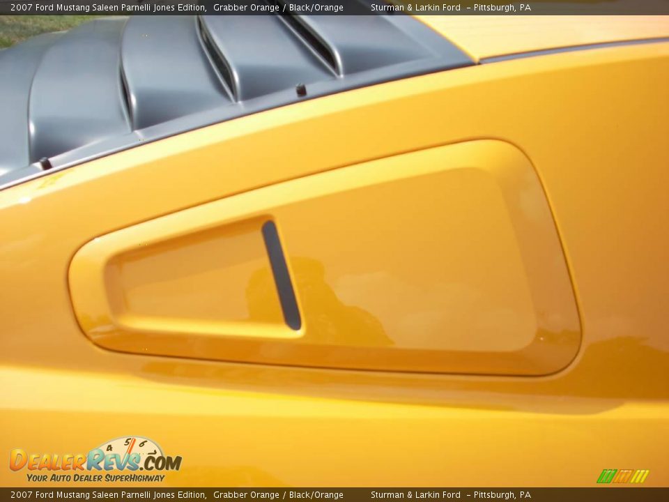 2007 Ford Mustang Saleen Parnelli Jones Edition Grabber Orange / Black/Orange Photo #14