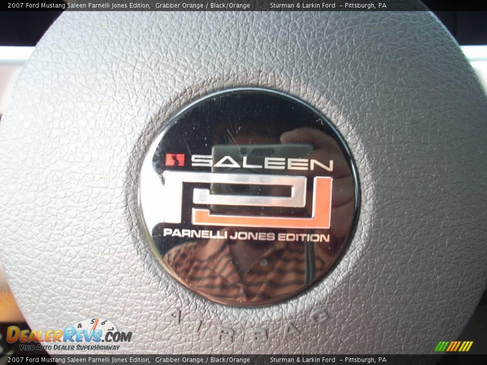 2007 Ford Mustang Saleen Parnelli Jones Edition Grabber Orange / Black/Orange Photo #18
