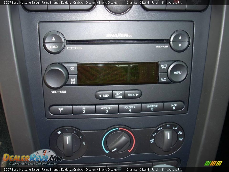 2007 Ford Mustang Saleen Parnelli Jones Edition Grabber Orange / Black/Orange Photo #24