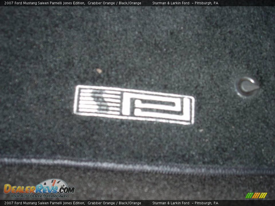 2007 Ford Mustang Saleen Parnelli Jones Edition Grabber Orange / Black/Orange Photo #27
