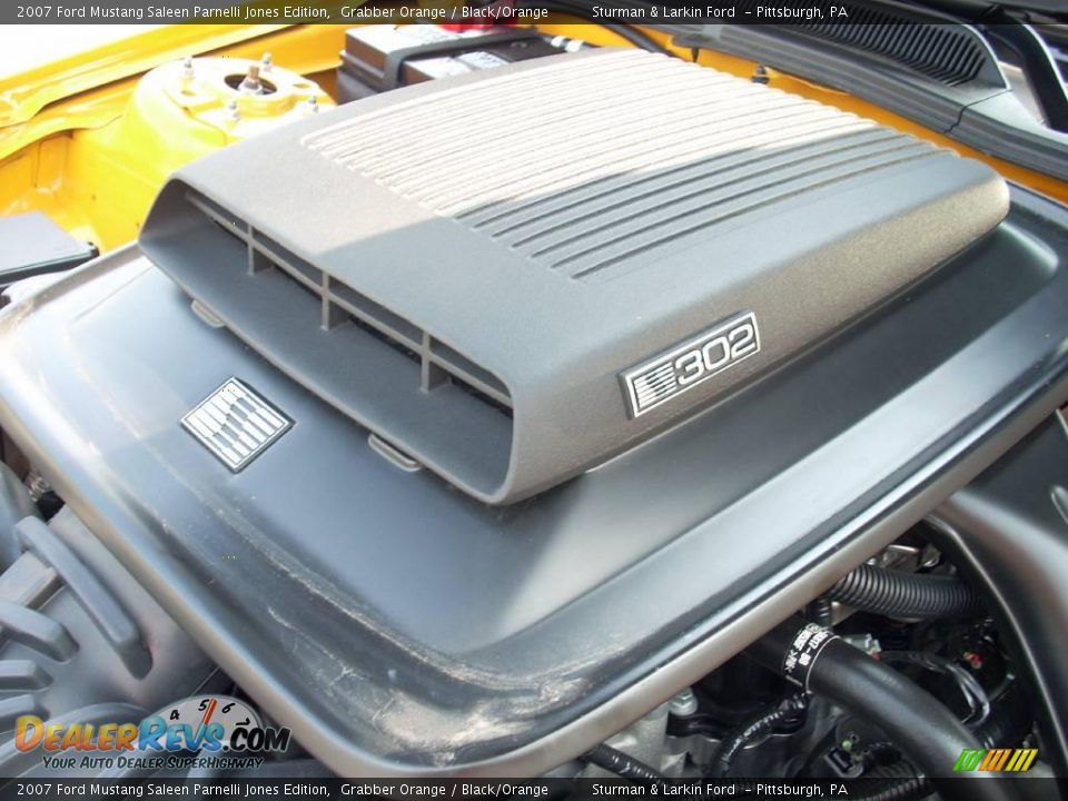 2007 Ford Mustang Saleen Parnelli Jones Edition Grabber Orange / Black/Orange Photo #30