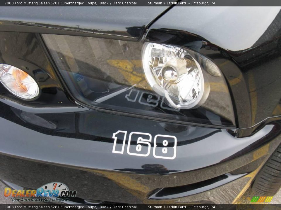 2008 Ford Mustang Saleen S281 Supercharged Coupe Black / Dark Charcoal Photo #4