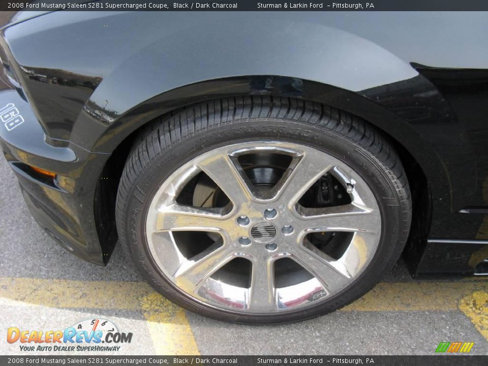 2008 Ford Mustang Saleen S281 Supercharged Coupe Black / Dark Charcoal Photo #5