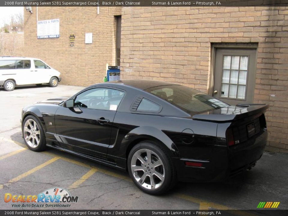2008 Ford Mustang Saleen S281 Supercharged Coupe Black / Dark Charcoal Photo #7