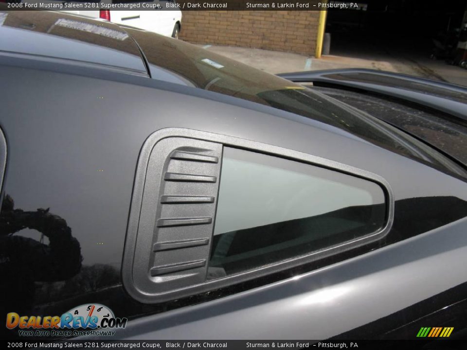 2008 Ford Mustang Saleen S281 Supercharged Coupe Black / Dark Charcoal Photo #14