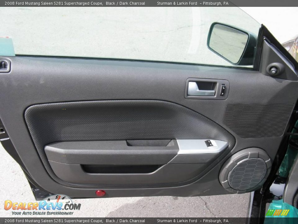 2008 Ford Mustang Saleen S281 Supercharged Coupe Black / Dark Charcoal Photo #16