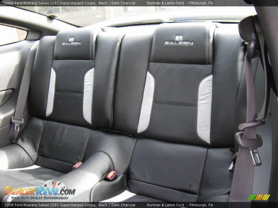 2008 Ford Mustang Saleen S281 Supercharged Coupe Black / Dark Charcoal Photo #19