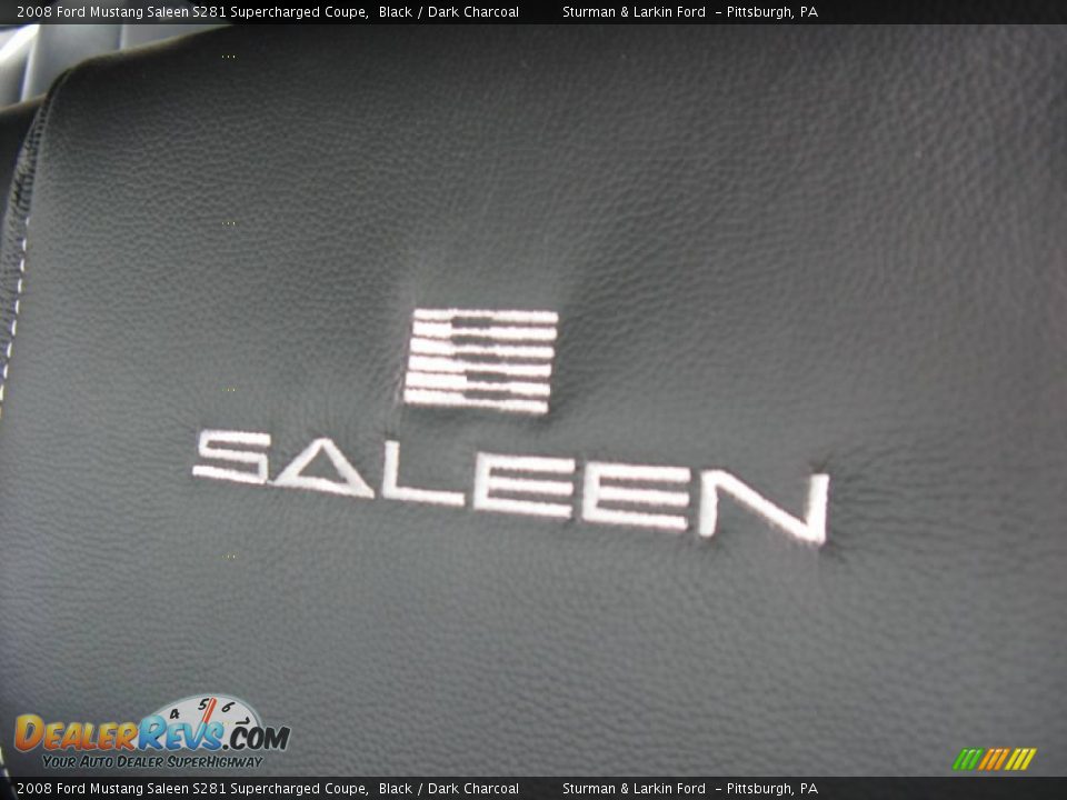 2008 Ford Mustang Saleen S281 Supercharged Coupe Black / Dark Charcoal Photo #20