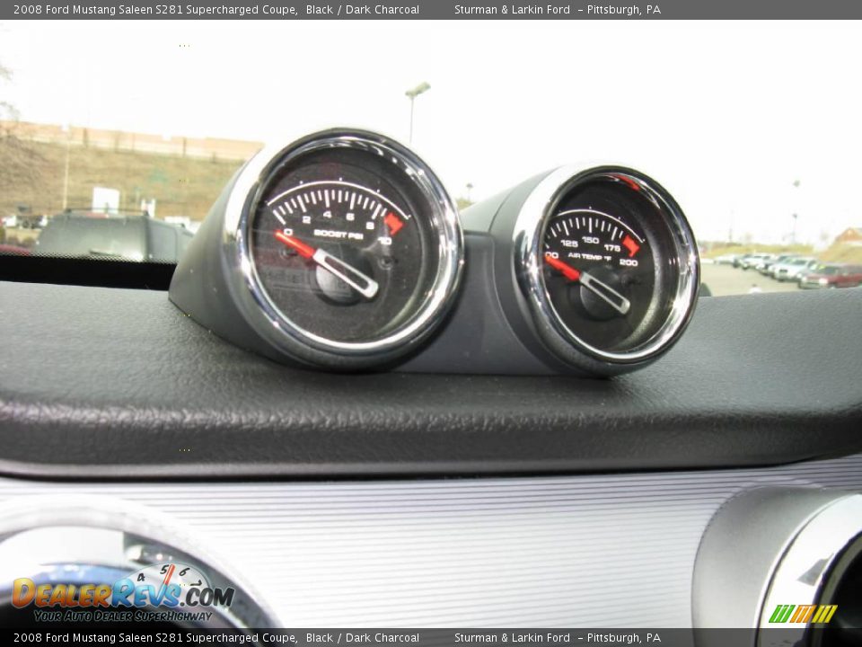 2008 Ford Mustang Saleen S281 Supercharged Coupe Black / Dark Charcoal Photo #21