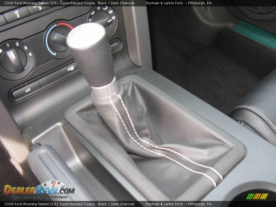 2008 Ford Mustang Saleen S281 Supercharged Coupe Black / Dark Charcoal Photo #23