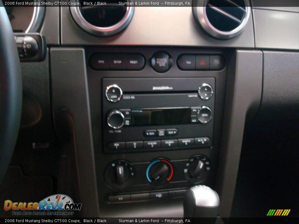 2008 Ford Mustang Shelby GT500 Coupe Black / Black Photo #18