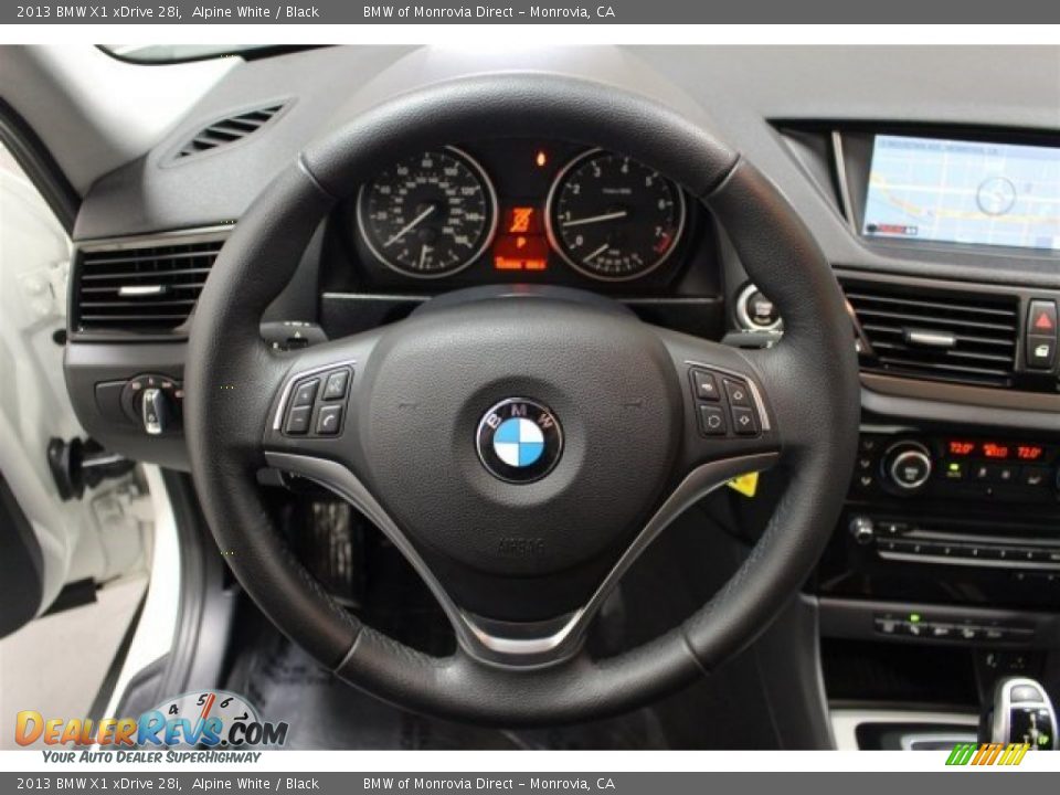 2013 BMW X1 xDrive 28i Alpine White / Black Photo #24