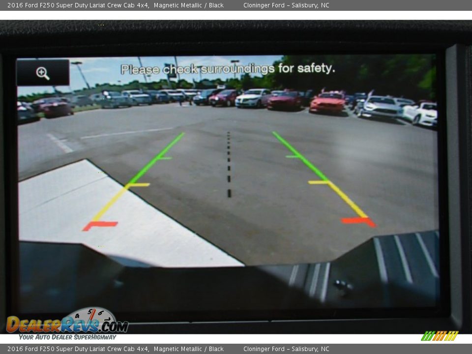 2016 Ford F250 Super Duty Lariat Crew Cab 4x4 Magnetic Metallic / Black Photo #18