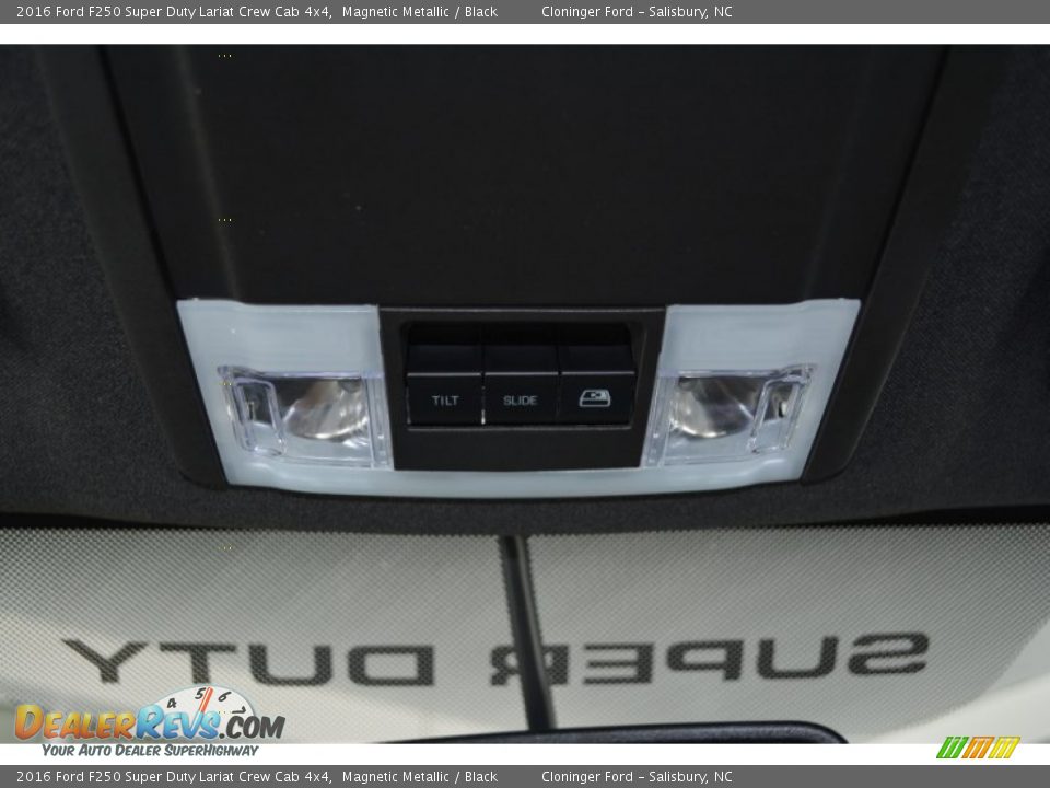 2016 Ford F250 Super Duty Lariat Crew Cab 4x4 Magnetic Metallic / Black Photo #20
