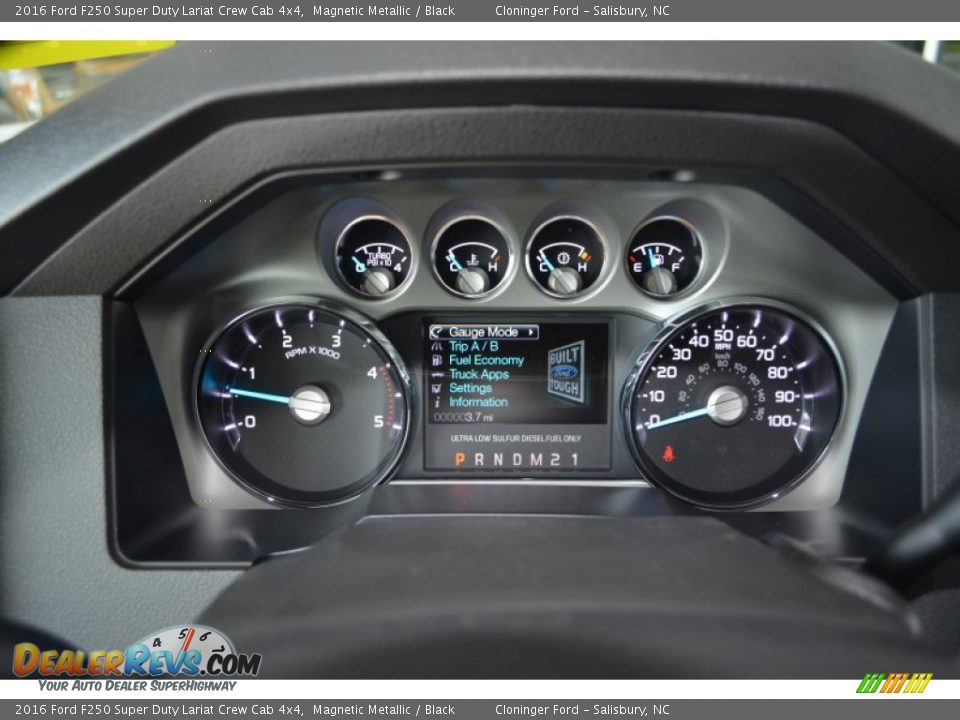 2016 Ford F250 Super Duty Lariat Crew Cab 4x4 Gauges Photo #23