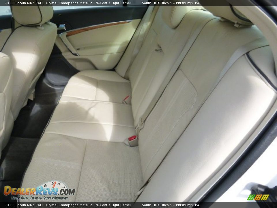 2012 Lincoln MKZ FWD Crystal Champagne Metallic Tri-Coat / Light Camel Photo #15