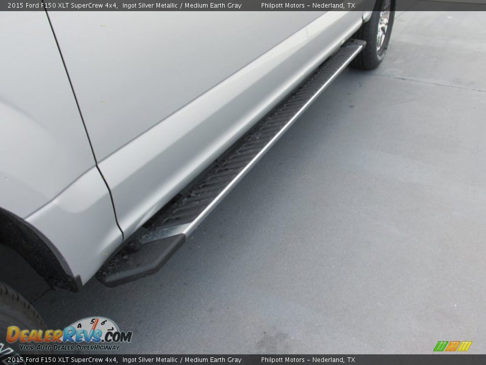 2015 Ford F150 XLT SuperCrew 4x4 Ingot Silver Metallic / Medium Earth Gray Photo #12