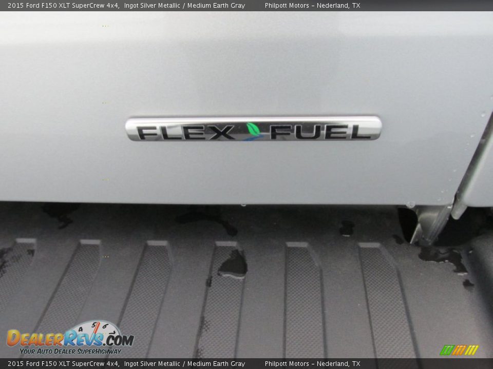 2015 Ford F150 XLT SuperCrew 4x4 Ingot Silver Metallic / Medium Earth Gray Photo #17
