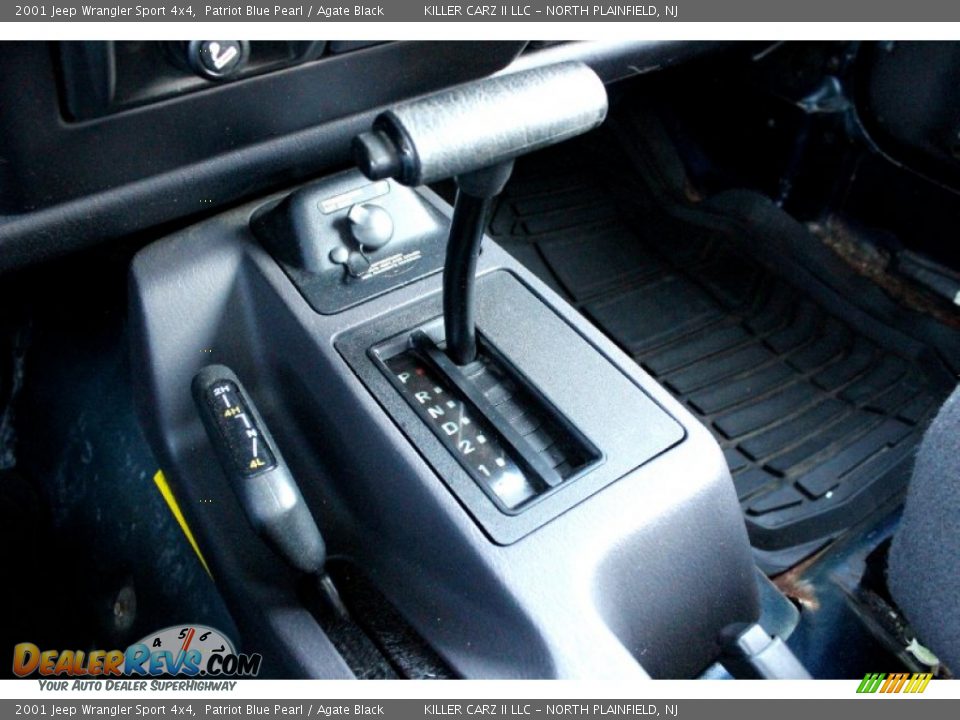 2001 Jeep Wrangler Sport 4x4 Patriot Blue Pearl / Agate Black Photo #19