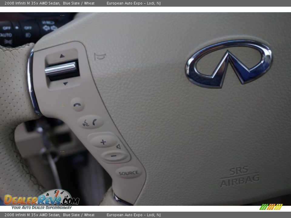 2008 Infiniti M 35x AWD Sedan Blue Slate / Wheat Photo #27