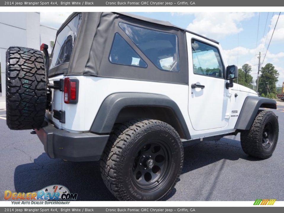 2014 Jeep Wrangler Sport 4x4 Bright White / Black Photo #7