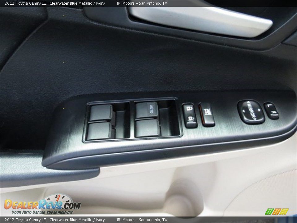 2012 Toyota Camry LE Clearwater Blue Metallic / Ivory Photo #10