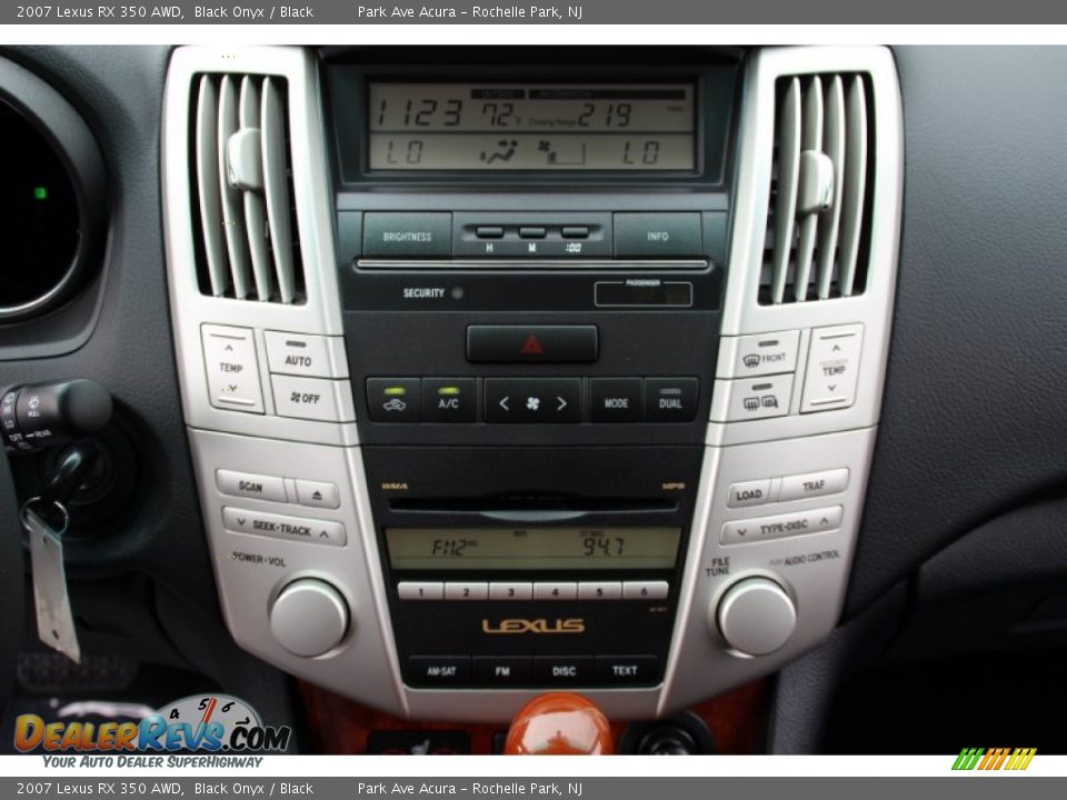 2007 Lexus RX 350 AWD Black Onyx / Black Photo #17