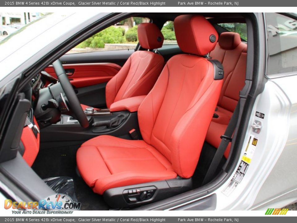 Front Seat of 2015 BMW 4 Series 428i xDrive Coupe Photo #13