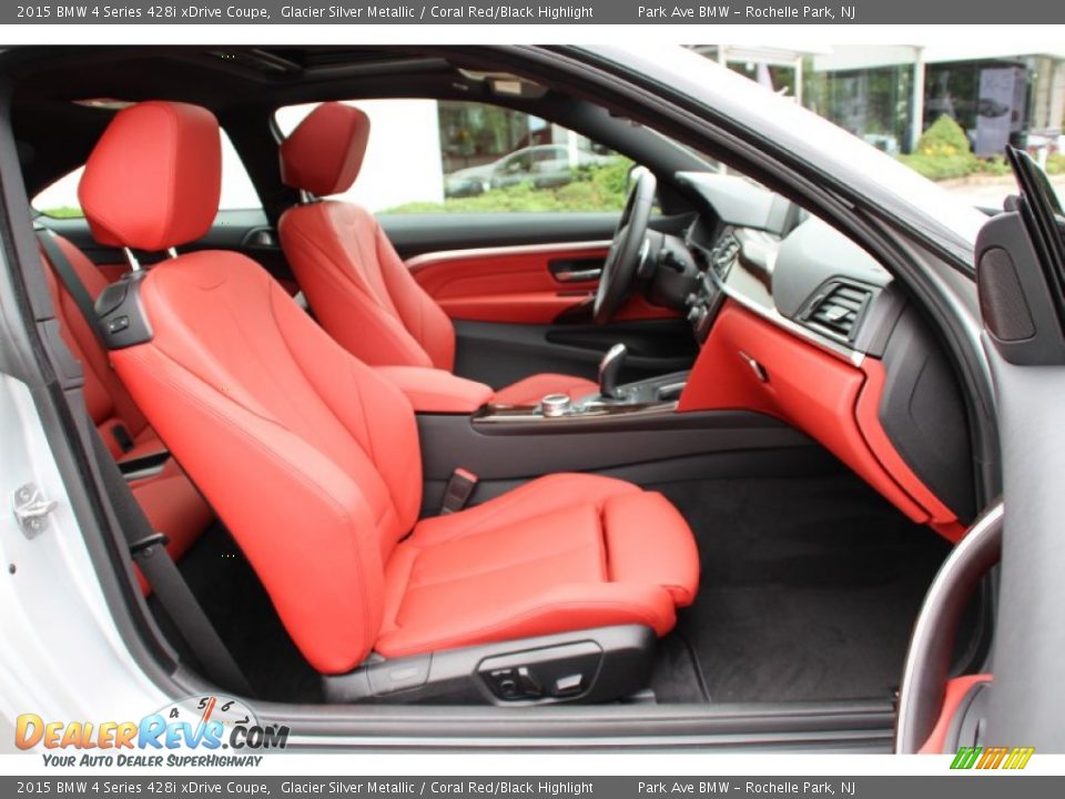 Front Seat of 2015 BMW 4 Series 428i xDrive Coupe Photo #27