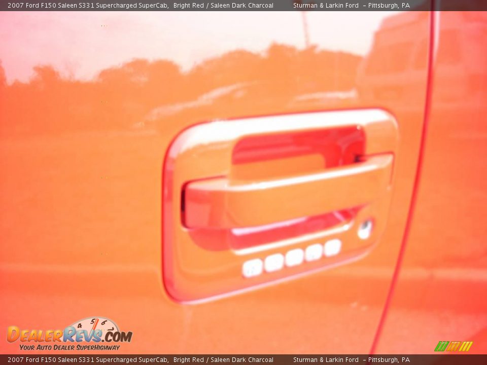 2007 Ford F150 Saleen S331 Supercharged SuperCab Bright Red / Saleen Dark Charcoal Photo #7