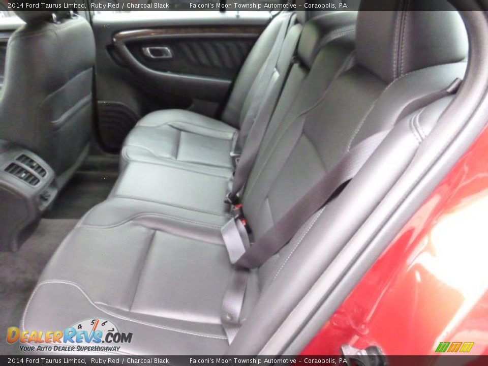 2014 Ford Taurus Limited Ruby Red / Charcoal Black Photo #15